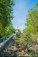 view from to Christ statue in Vung Tau city