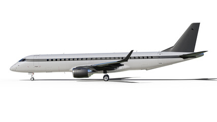 VIP Jet on white background