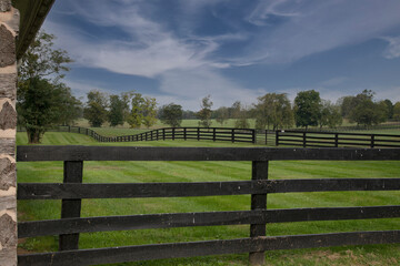 Fototapeta na wymiar Rural Kentucky farmlands