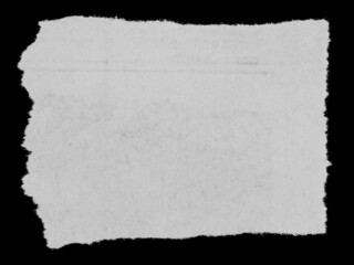 Torn paper on black