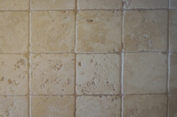 Square Distressed Neutral Colored Tiles Suitable as Background