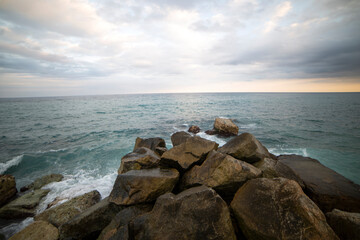 sea and rocks