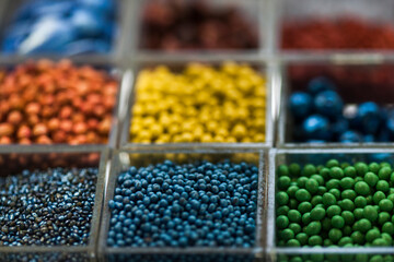 Production line pharmaceutical industry. Manufacturing of drugs and medications, pharmaceuticals.