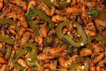 Acociles con Chile y epazote