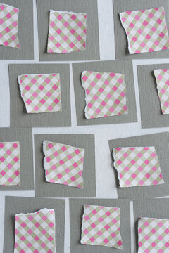set of paper squares