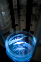 Production line pharmaceutical industry. Manufacturing of drugs and medications, pharmaceuticals.