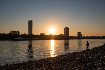 Naklejka premium sunset
