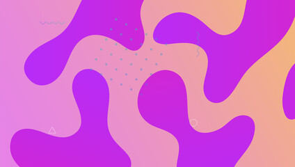 Abstract Poster. Flow Modern Shape. Commercial Flyer. Wavy Creat