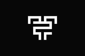 Obraz premium ZT logo letter design on luxury background. TZ logo monogram initials letter concept. ZT icon logo design. TZ elegant and Professional letter icon design on black background. Z T TZ ZT