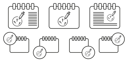 Japan admiral military ranks and insignia vector icon in calender set illustration for ui and ux, website or mobile application