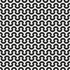 Seamless abstract geometric half circle vintage pattern