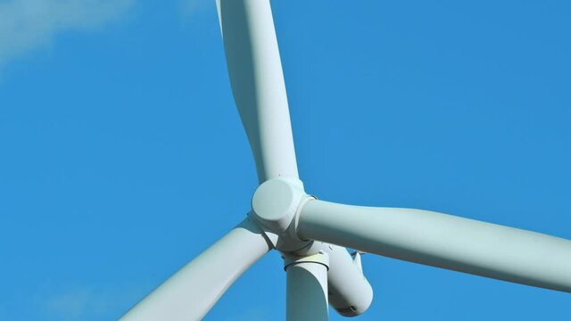 Close-up of wind turbine
