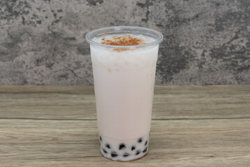 Ice cold horchata will quench that thrist and satisfy that sweet craving all in one beverage