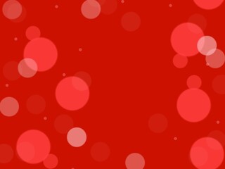 Blurred of bokeh on red background christmas design