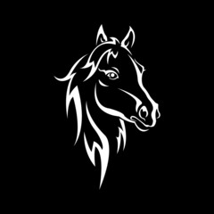 Fototapeta premium Horse head logo