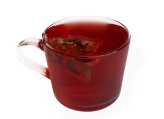herbal tea varieties drawn on a white background