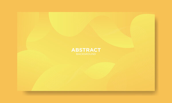Abstract yellow geometric background. Modern background design. gradient color. Fluid shapes composition. Fit for presentation design. website, basis for banners, wallpapers, brochure, posters