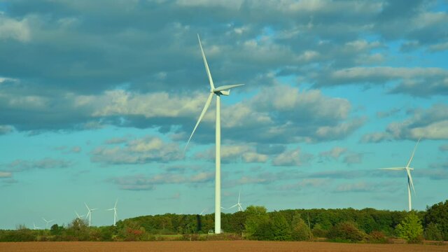 Wind turbine farm