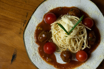 delicious pasta served at an Italian dinner