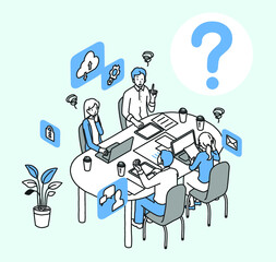 問題提起の会議