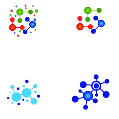 Community, network and social icon design template