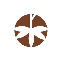 cassava icon logo vector