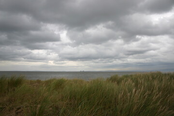 clouds over the river