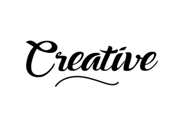 Creative hand written text word for design. Can be used for a logo, branding or card