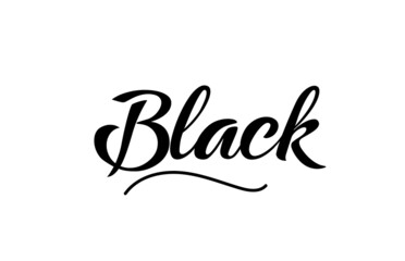 Black hand written text word for design. Can be used for a logo