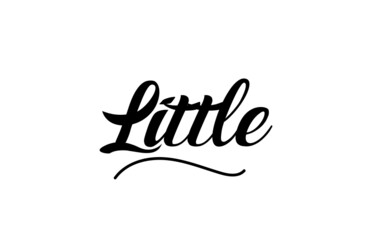 Little hand written text word for design. Can be used for a logo