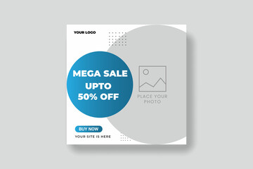 Unique Modern Editable Social Media banner template. Modern elegant sales and discount promotions