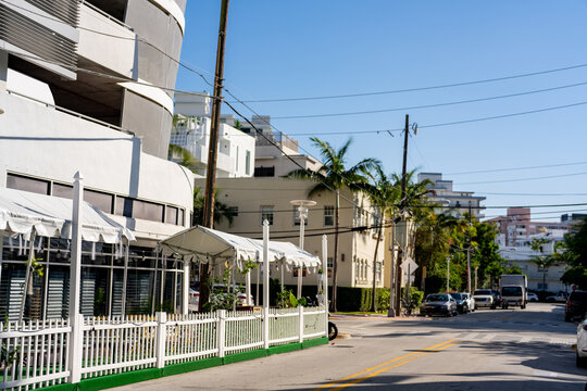 Restaurants Extending Dining Tables To The Street To Social Distance During Covid Pandemic