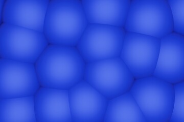 Blue abstract background with hexagons