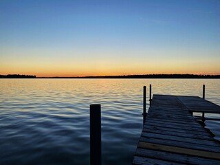 Obraz premium Sunset on the Pier
