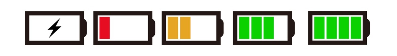 Transition illustration of charging status.