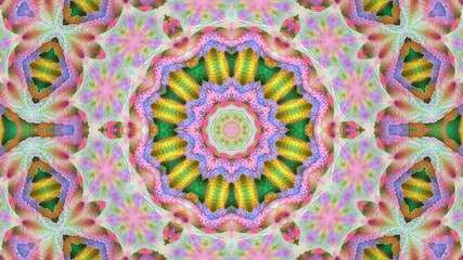 Abstract textured multicolored background with ornament