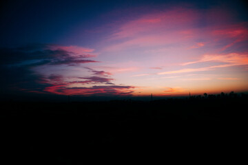 sunset view from my studio