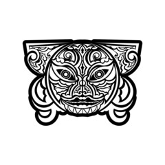 polynesian tattoo wrist sleeve tribal pattern forearm. ethnic template ornaments vector.
