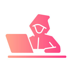 hacker gradient icon