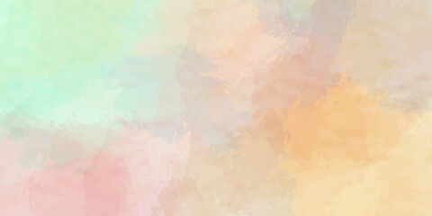 Abstract watercolor painting as background, Colorful brush background and Digital illustration brush to art.