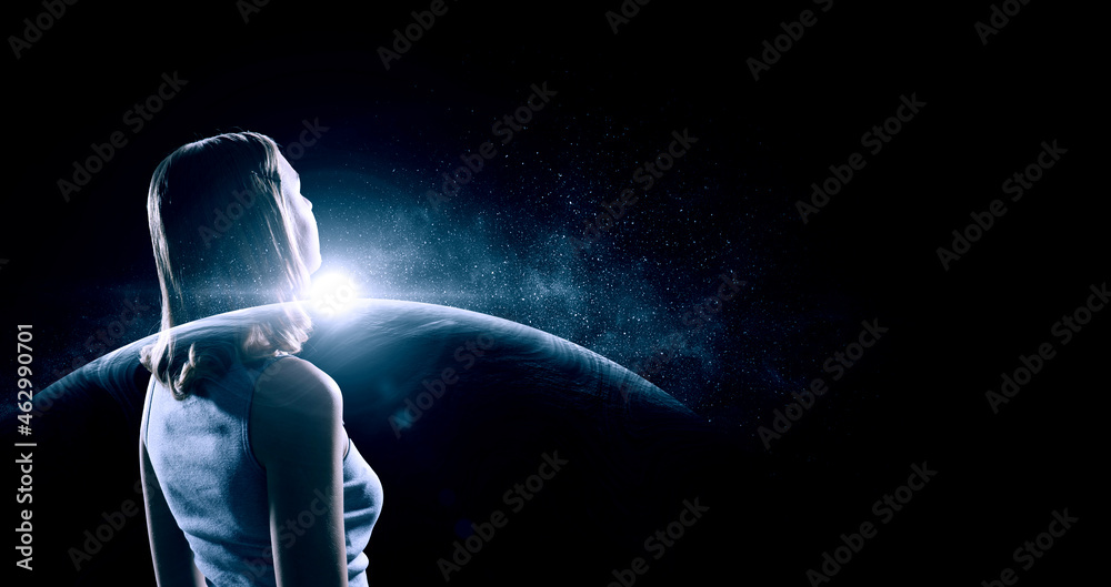 Canvas Prints the universe within . mixed media