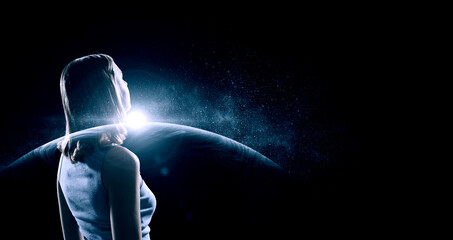 The universe within . Mixed media