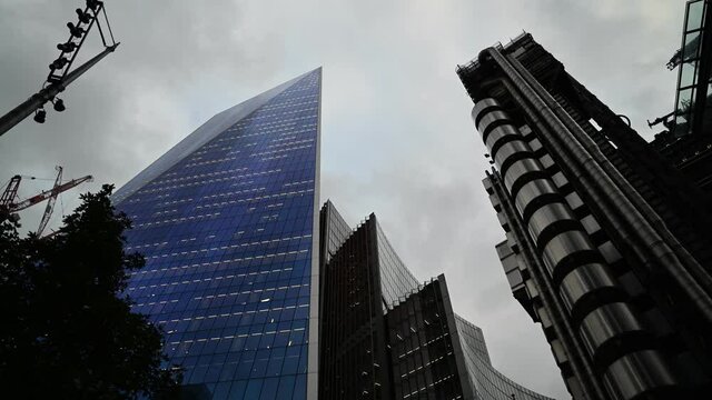 Looking Up Towards The Scalpel in The City of London, United Kingdom