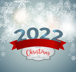 Abstract Christmas and New Year Background. Vector Illustration. EPS10