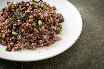 Stir-fried Chinese Olives with Minced Pork