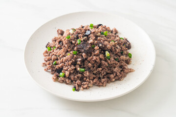 Stir-fried Chinese Olives with Minced Pork