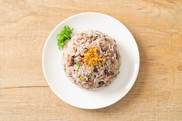 Salted Chinese Black Olive Fried Rice with Minced Pork