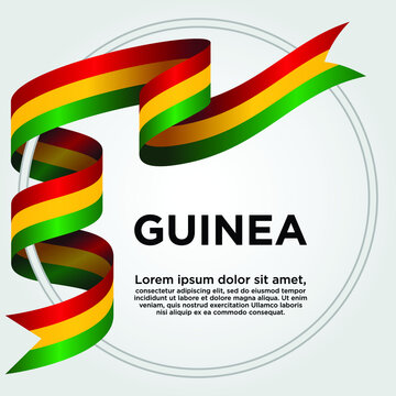 Vecteur Stock Logo design 61th the National Day of Guinea,happy