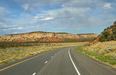 Landscape with I-70 in central Utah