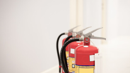 fire extinguishers available in fire emergencies.